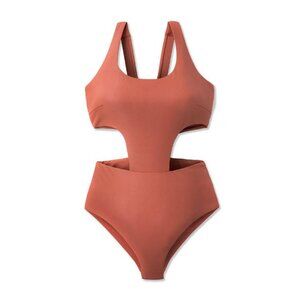 WET Swimwear Kristen One Piece Monokini In Copper - XS